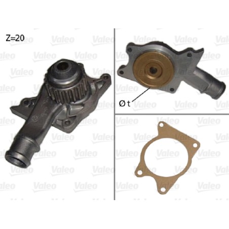 Pompe À Eau Moteur Pour Ford Escort III IV V VI Fiesta II Orion I 88SX8591A2B