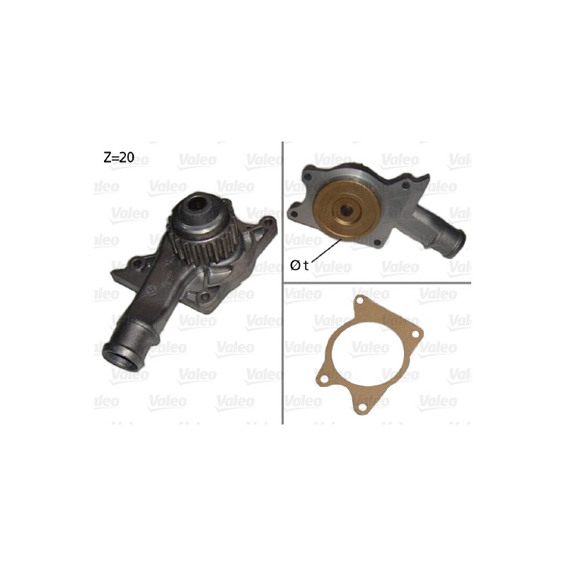 Pompe À Eau Moteur Pour Ford Escort III IV V VI Fiesta II Orion I 88SX8591A2B