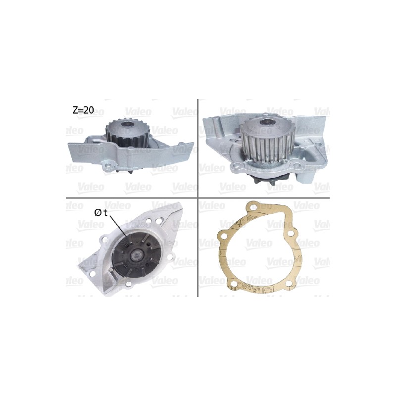 Pompe À Eau Moteur Pour Peugeot Fiat Citroën 1201-50 7554593 1201-61 7666244