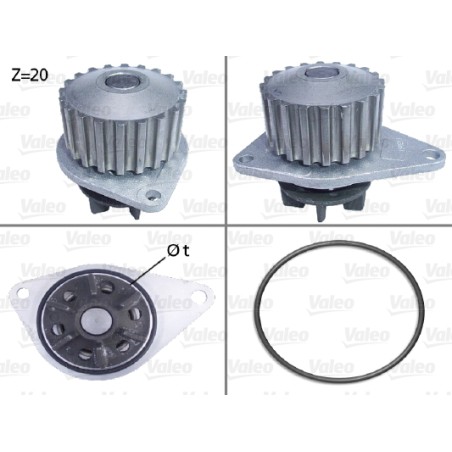 Pompe À Eau Moteur Pour Peugeot Citroën Rover 120723 GWP195 1637171380 GWP341