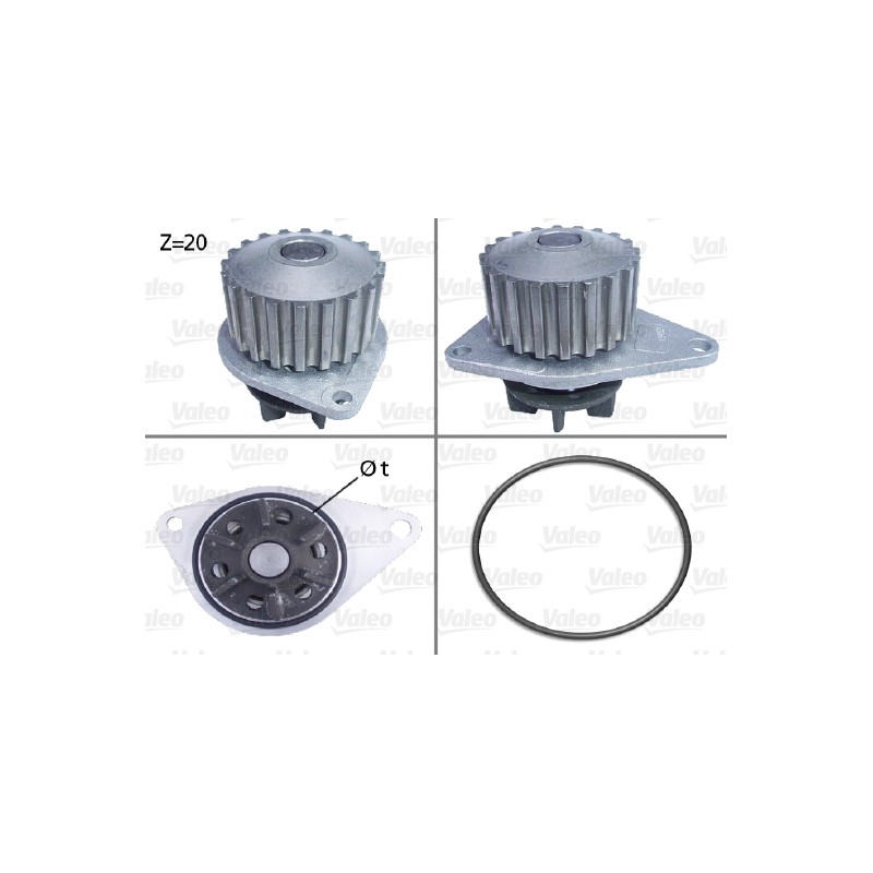 Pompe À Eau Moteur Pour Peugeot Citroën Rover 120723 GWP195 1637171380 GWP341