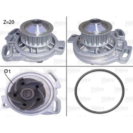 Pompe À Eau Moteur Pour VW Audi Volvo 069121004 069121005D 271613.2 069121004X