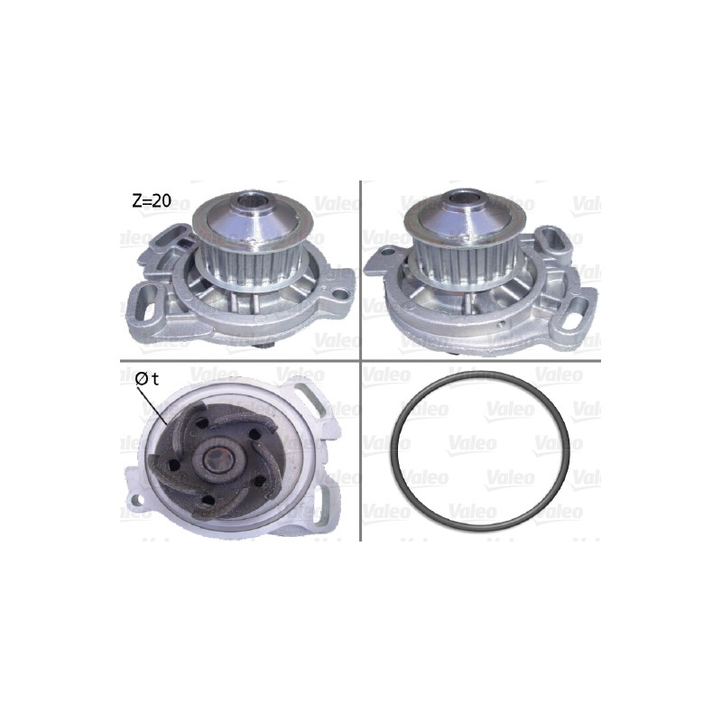 Pompe À Eau Moteur Pour VW Audi Volvo 069121004 069121005D 271613.2 069121004X
