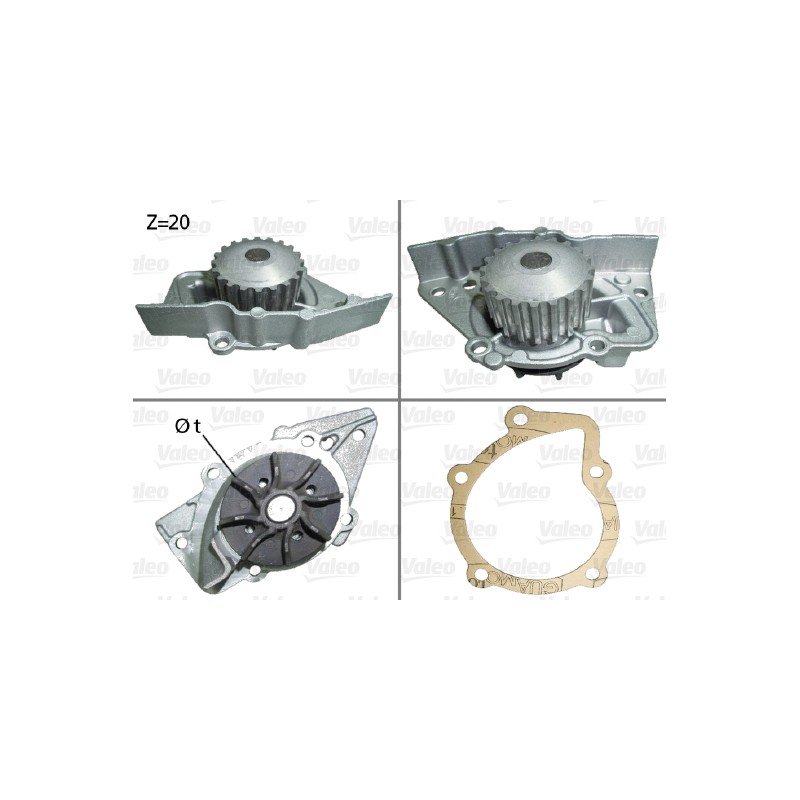 Pompe À Eau Moteur Pour Peugeot Fiat Suzuki Citroën E111247 71739136 95666768