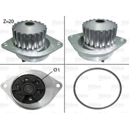 Pompe À Eau Moteur Pour Peugeot Nissan Citroën AX Rover 1611896980 21010-6F900