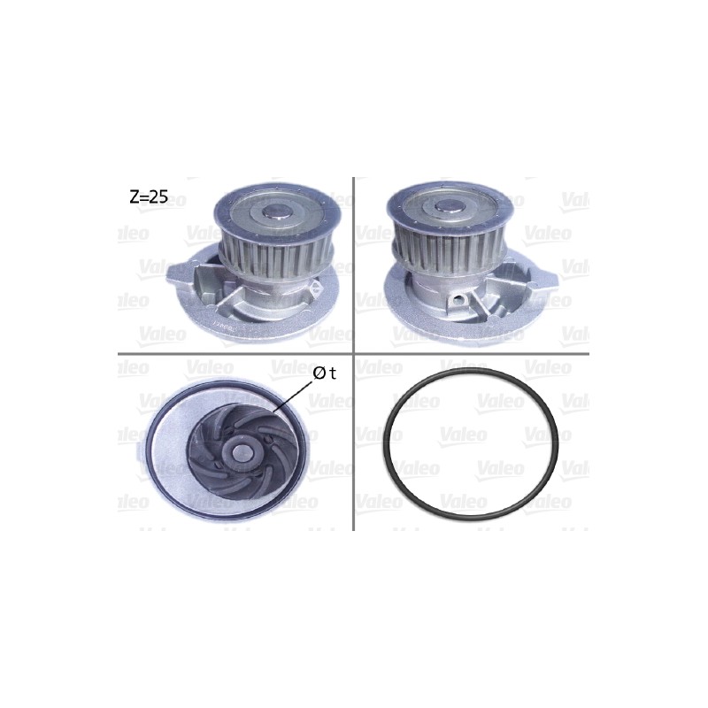 Pompe À Eau Moteur Pour Opel Antara Chevrolet Daewoo Vauxhall 6334000 24409355
