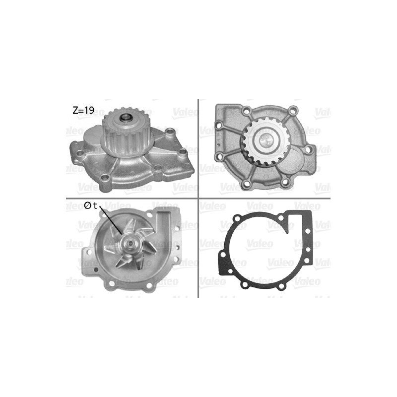 Pompe À Eau Moteur Pour Renault Ford Volvo 7438610006 1388504 271986.2 2719862