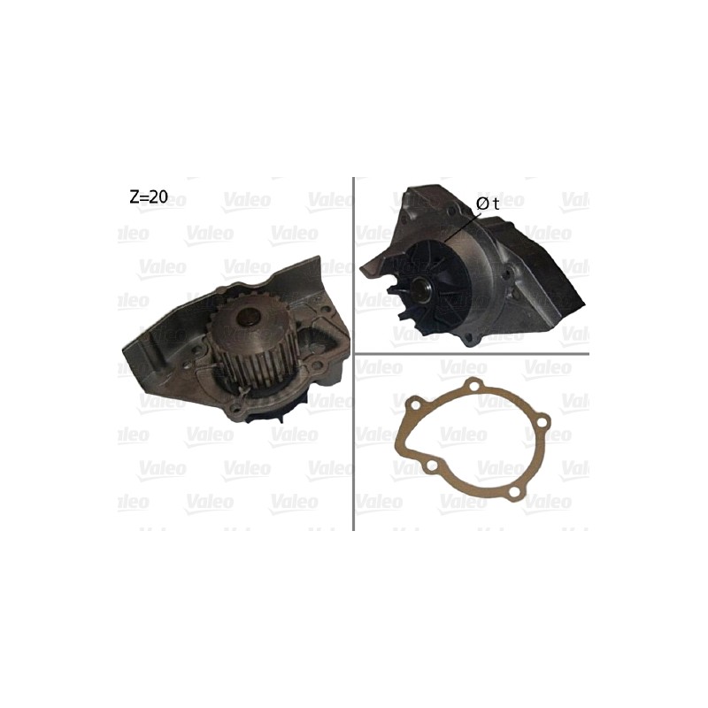 Pompe À Eau Moteur Pour Peugeot Fiat Citroën Lancia 1201-93 9566950080 1201-A1