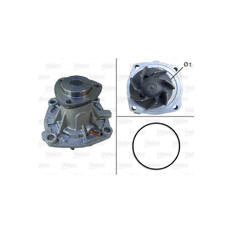 Pompe À Eau Moteur Pour Opel Ford Alfa Romeo Chrysler 1334123 1032940 4864566