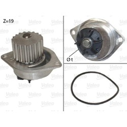 Pompe À Eau Moteur Pour Peugeot 106 II 206 207 208 301 307 308 405 1007 Partner