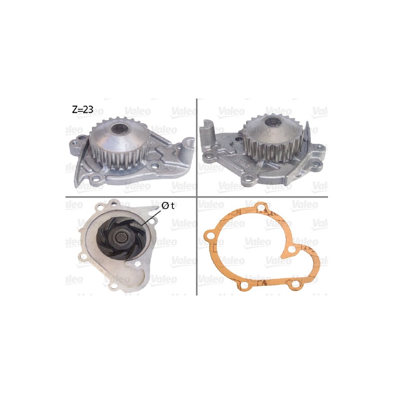 Pompe À Eau Moteur Pour Nissan Micra I 2101024B25