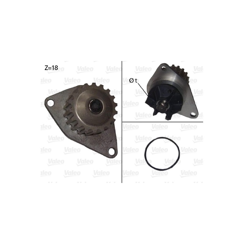 Pompe À Eau Moteur Pour Peugeot 206 207 307 1007 Citroën C2 C3 I C4