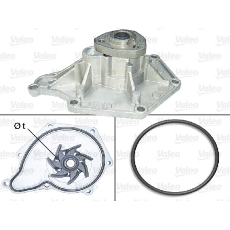 Pompe À Eau Moteur Pour VW Audi A4 Porsche 06E121018AX 06E121016N 95810603312