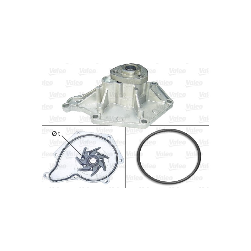 Pompe À Eau Moteur Pour VW Audi A4 Porsche 06E121018AX 06E121016N 95810603312