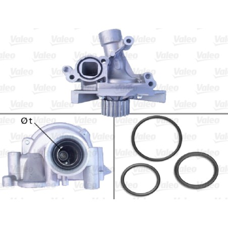 Pompe À Eau Moteur Pour Peugeot Fiat Citroën C4 Lancia 1201L2 1609417480