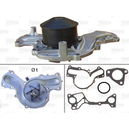 Pompe À Eau Moteur Pour Mitsubishi Pajero Classic II III Canvas Top IV MD977503