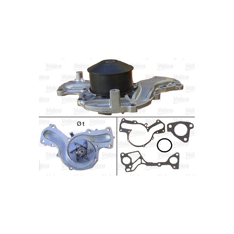 Pompe À Eau Moteur Pour Mitsubishi Pajero Classic II III Canvas Top IV MD977503