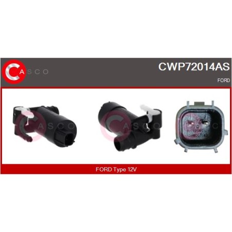 Pompe Lave Glace Pour Ford Focus III 1708255 1791581 2205506 BV6117K624BA