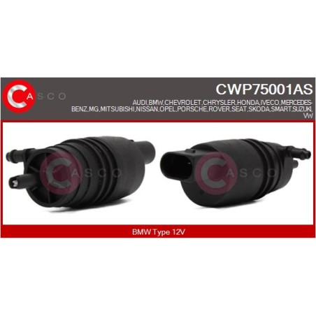 Pompe Lave Glace Pour VW Audi Seat BMW 1J5955651 67127302588 1K0955651 1K5955651