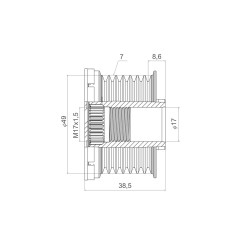 Poulie Alternateur Pour Renault Captur I Dacia Fiat Nissan 231005FN6B 231005FN6A
