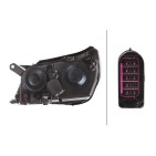 Projecteur Principal Avant Droit Pour VW Tiguan 5N1941032AB 5N1941032P
