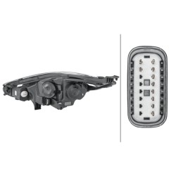 Projecteur Principal Avant Droit Pour Ford Fiesta VI C1BB-13W029-AC