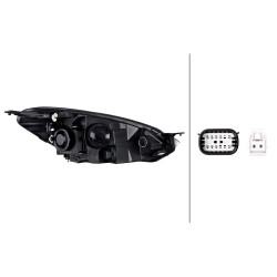Projecteur Principal Avant Gauche Pour Ford Fiesta VII 2272968 K1BB-13101-AB