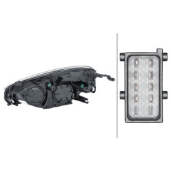 Projecteur Principal Avant Droit Pour Opel Adam 1216781 13354577