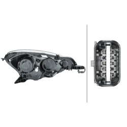 Projecteur Principal Avant Gauche Pour Citroën C3 II 6208S7 96.738.149.80-02