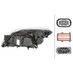 Projecteur Principal Avant Droit Pour Opel Astra H 01216666 1216570 93190391