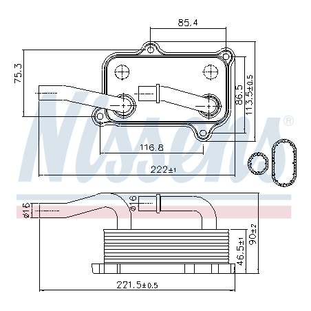 Radiateur Refroidisseur D'Huile Pour MERCEDES Classe C T-Model E G M R S CLK CLS