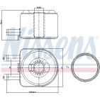 Radiateur Refroidisseur D'Huile Pour Peugeot Fiat Suzuki Citroën 1103G7 1103H4