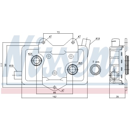 Radiateur Refroidisseur D'Huile Pour MERCEDES Classe V Sprinter Vito Ssangyong