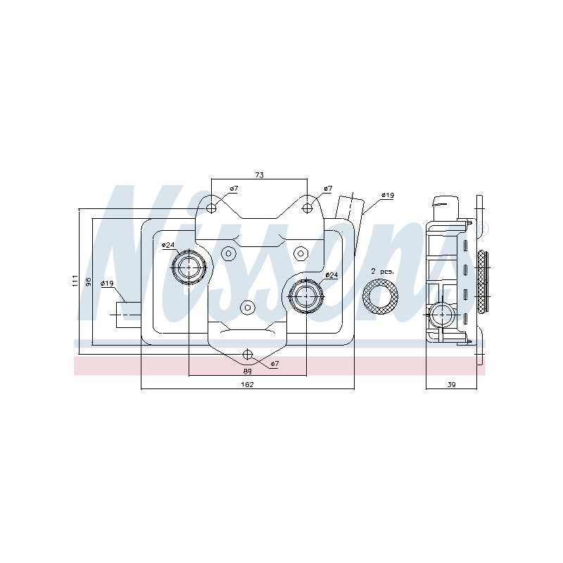 Radiateur Refroidisseur D'Huile Pour MERCEDES Classe V Sprinter Vito Ssangyong