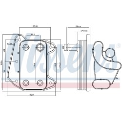 Radiateur Refroidisseur D'Huile Pour Chrysler Jeep MERCEDES 5104010AA 6111880301