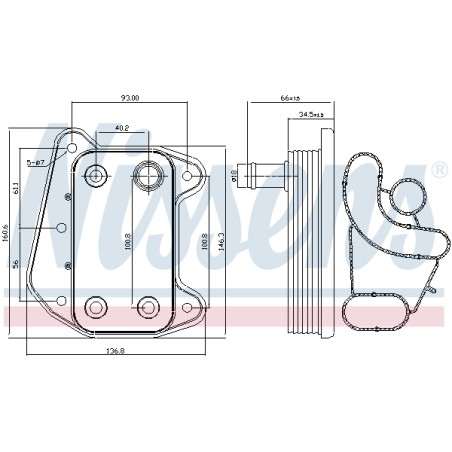 Radiateur Refroidisseur D'Huile Pour Chrysler Jeep MERCEDES 5104010AA 6111880301