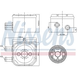 Radiateur Refroidisseur D'Huile Pour VW Bora Audi Seat Ford 028117021 028117021E