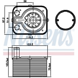 Radiateur Refroidisseur D'Huile Pour VW Audi Seat Ford 038117021A 038117021B