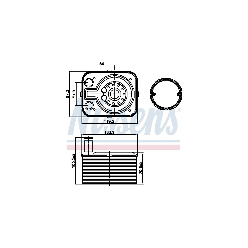 Radiateur Refroidisseur D'Huile Pour VW Audi Seat Ford 038117021A 038117021B