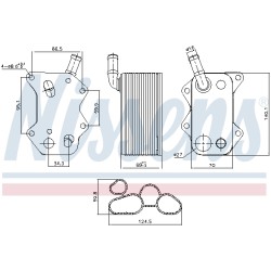 Radiateur Refroidisseur D'Huile Pour VW EOS Audi Seat Skoda 06D117021C