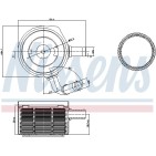 Radiateur Refroidisseur D'Huile Pour Renault I Megane Modus Thalia Dacia Lodgy