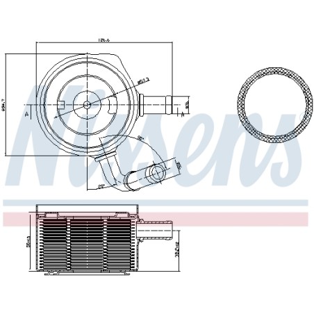 Radiateur Refroidisseur D'Huile Pour Renault I Megane Modus Thalia Dacia Lodgy