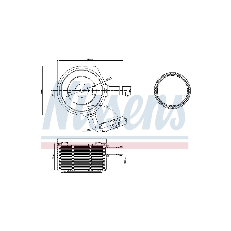 Radiateur Refroidisseur D'Huile Pour Renault I Megane Modus Thalia Dacia Lodgy