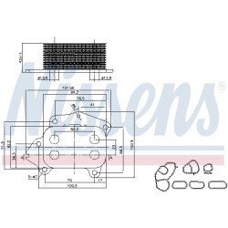 Radiateur Refroidisseur D'Huile Pour Peugeot Ford Toyota Suzuki 1103K0 1145941