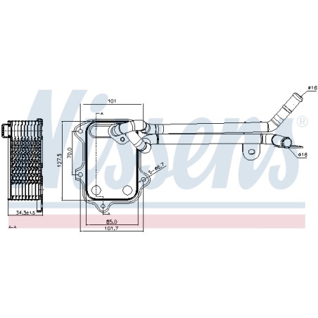 Radiateur Refroidisseur D'Huile Pour VW Audi Seat Skoda 03C117021D 03C117021E