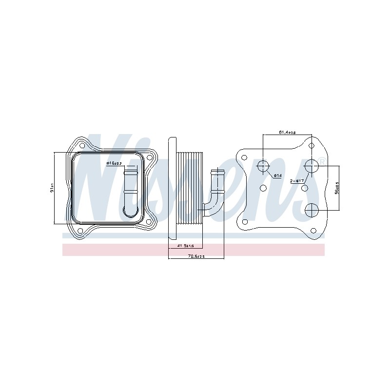 Radiateur Refroidisseur D'Huile Pour VW Audi Seat Altea Skoda 03F117021A