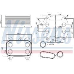 Radiateur Refroidisseur D'Huile Pour VW Audi Seat Skoda 03L117021C 03L117021B