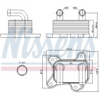 Radiateur Refroidisseur D'Huile Pour Opel Chevrolet Vauxhall 650616 97223705