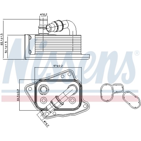 Radiateur Refroidisseur D'Huile Pour BMW Série 1 E81 E82 E87 E88 11427508967