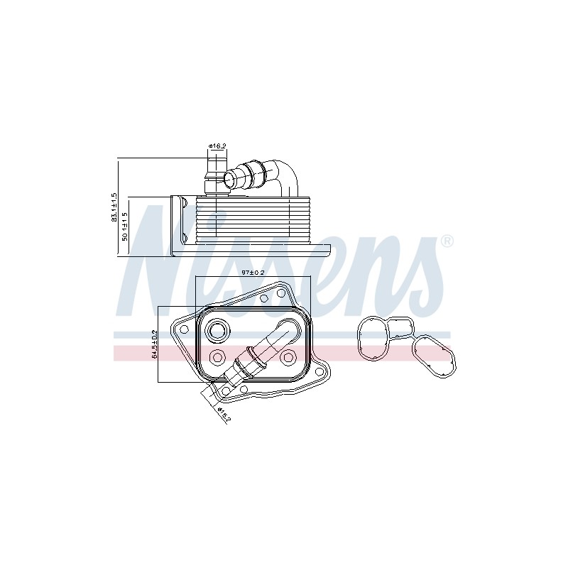 Radiateur Refroidisseur D'Huile Pour BMW Série 1 E81 E82 E87 E88 11427508967
